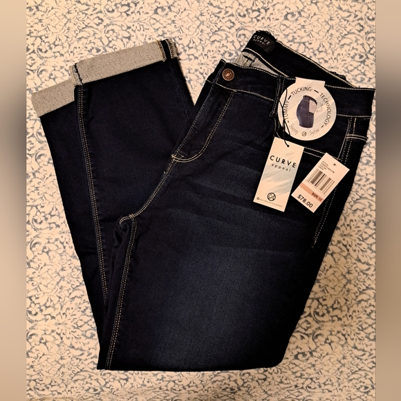 CURVE Jeans Curve Appeal Jeans Tummy Tucking Technology London Roll
